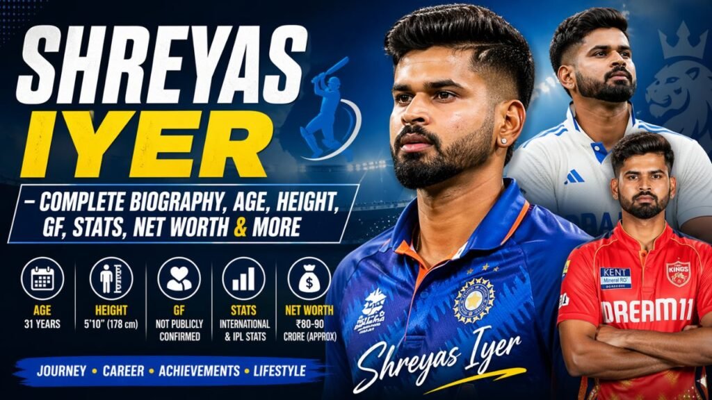 Shreyas Iyer – Complete Biography
