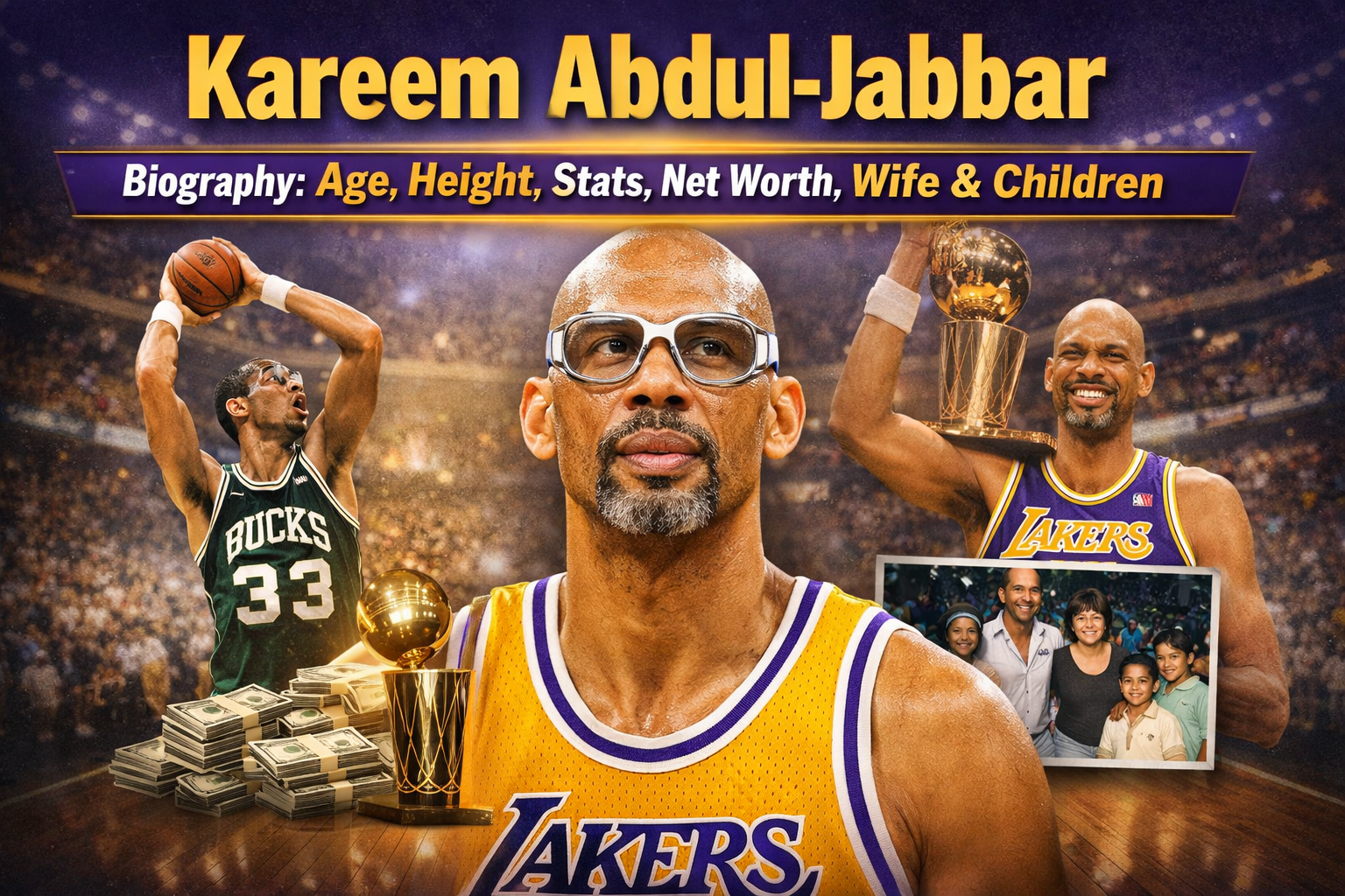 Kareem Abdul-Jabbar Biography: Age, Height, Stats, Net Worth, Wife