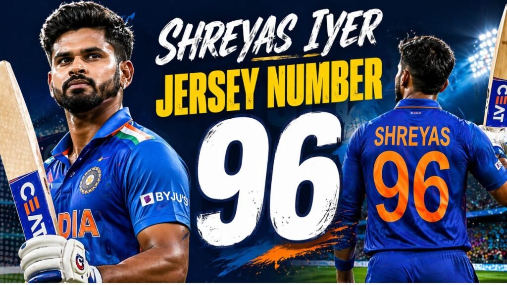 Shreyas Iyer Jersey Number