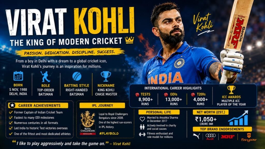 Virat Kohli Biography