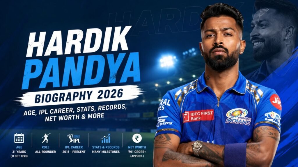 Hardik Pandya Biography