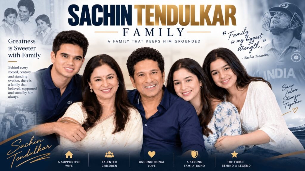 Sachin Tendulkar Family